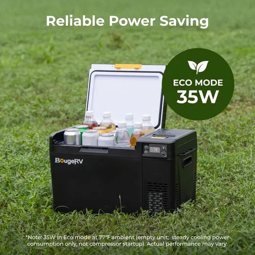 Vista 7 de BougeRV Refrigerador portátil de 12 voltios, CRX3 Refrigerador de automóvil de 23 cuartos de galón con control de aplicación, compresor eléctrico