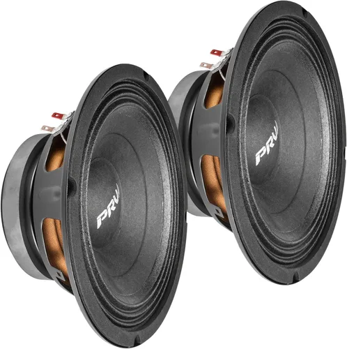 Vista 10 de PRV AUDIO 8MB450-4 v2 8" Altavoz de bajos medios 4 ohmios Altavoz de audio profesional 93.5dB 450 vatios Bobina de voz de 2" (individual)