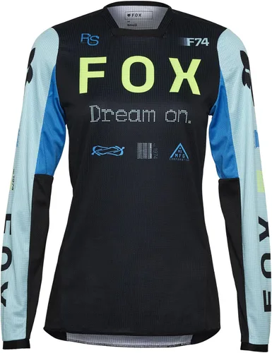 Vista 8 de Fox Racing 180 - Camiseta de motocross para mujer, negro/negro, talla XL