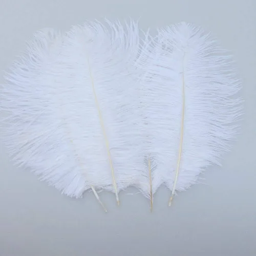 Vista 23 de Sowder - Plumas de avestruz artificiales de 15 a 20 cm para centros de mesa de boda, decoración del hogar, paquete de 10 piezas (Negro)