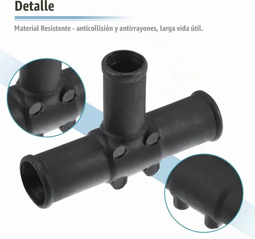 Vista 4 de X AUTOHAUX - Conector en T de manguera de calentador para Toyota Sequoia