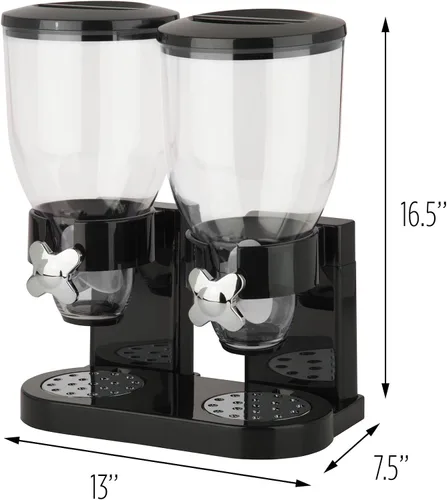 Vista 10 de Dispensador único Zevro de alimentos secos, Contemporáneo, Dispensador doble
