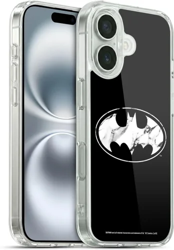 Vista 454 de Head Case Designs Funda de gel con licencia oficial de Batman DC Comics Bat Signal Logos [protección de grado militar] compatible con Apple iPhone 7