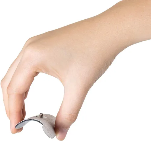 Vista 5 de AccuRelief Unidad TENS 3 en 1, EMS, dispositivo masajeador – Estimulador muscular eléctrico para aliviar el dolor con 4 electrodos para cuello