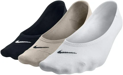 Vista 6 de Nike Womens 3-Pack Multicolor ligero Footie