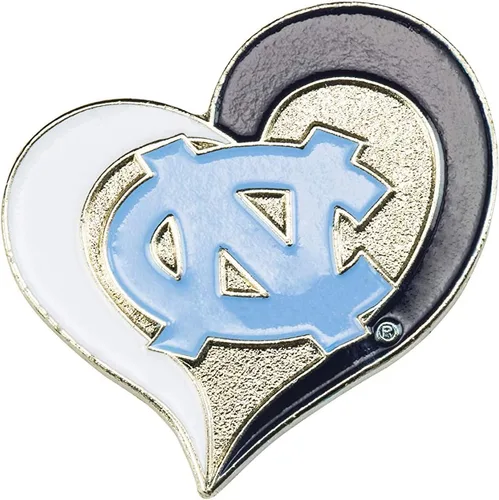 Vista 6 de aminco NCAA - Pin de corazón de remolino unisex