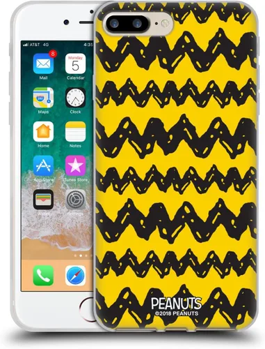 Vista 185 de Head Case Designs Funda de gel suave con licencia oficial de Peanuts Autumn Charlie Brown compatible con Apple iPhone 7 Plus/iPhone 8 Plus
