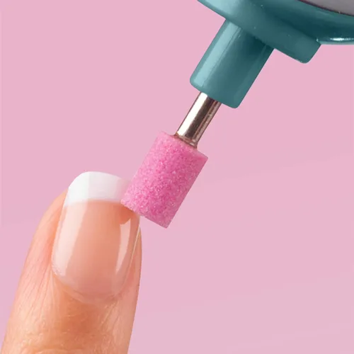 Vista 5 de Kiss Professional, taladro eléctrico de uñas, lima de uñas eléctrica y sistema de secado de uñas, incluye 12 accesorios, empujador de cutículas