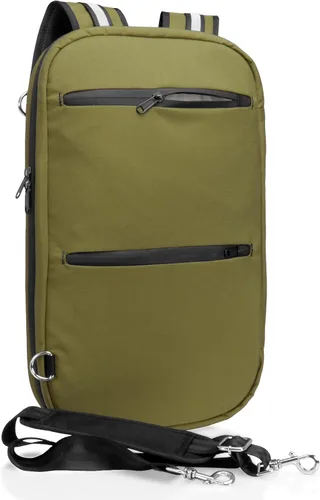 Vista 8 de Bolsa FLEX Faraday para laptops, tabletas y dispositivos electrónicos de tamaño mediano ~ Defensa de seguimiento/piratería ~ Backwoods Camo