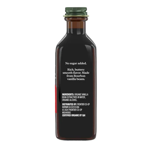 Vista 2 de Simply Organic, extracto de vainilla pura, certificado orgánico, botella de vidrio de 4 onzas