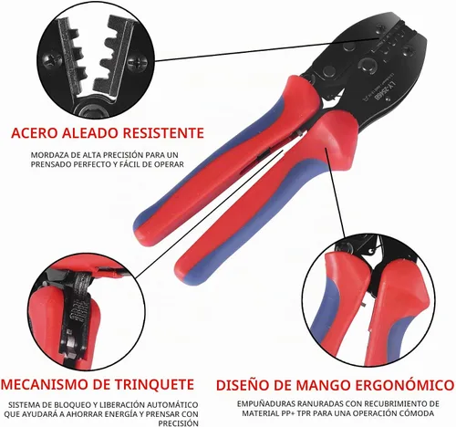 Vista 4 de MUYI - Kit de herramientas de panel solar de 47 piezas para cable 13-10AWG (2.5/4/6mm²) 10 pares de conectores solares y 2 llaves inglesas