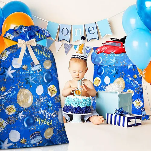 Vista 5 de BWLOIES Bolsas de regalo jumbo extra grandes sobredimensionadas bolsas de regalo gigantes enormes bolsas de regalo grandes XXL bolsa de regalo