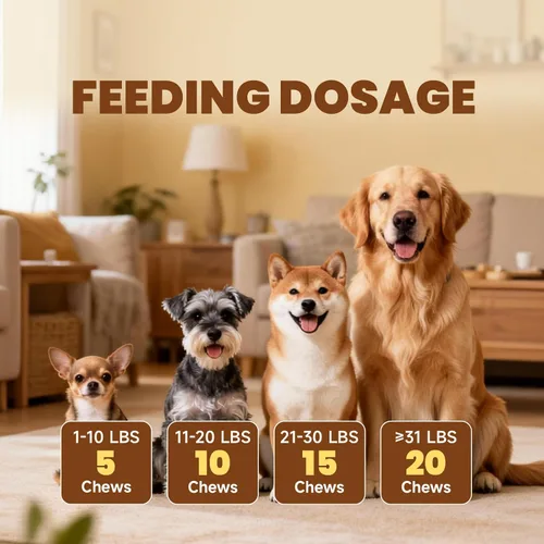 Vista 6 de Masticables de hongos para perros – Hongo de cola de pavo para perros bultos y protuberancias – intestino, cadera, articulaciones, piel, abrigo