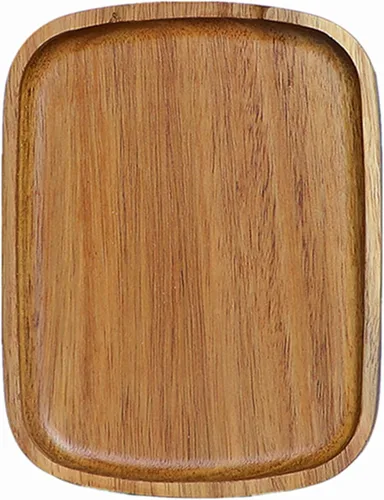 Vista 9 de Soporte de cuchara de madera de acacia de 5.9 pulgadas para estufa, soporte rectangular liso para cuchara de madera para encimera de cocina con pies