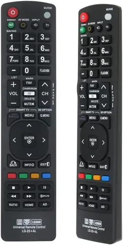 Vista 6 de Mando a distancia universal para televisores inteligentes LG. Garantía de 1 año. Rojo