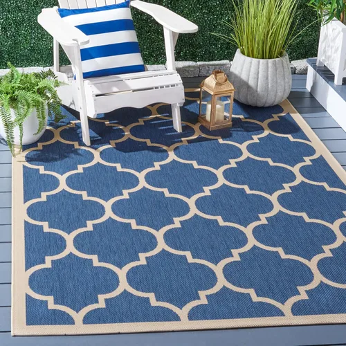 Vista 14 de SAFAVIEH Courtyard Collection - Alfombra decorativa de 2 x 3 pies 7 pulgadas, verde oscuro y beige, no desprende pelusa y de fácil cuidado