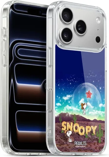 Vista 114 de Head Case Designs Funda de gel con licencia oficial de Peanuts Nebula Cactus Needles Snoopy Space Cowboy [protección de grado militar] compatible
