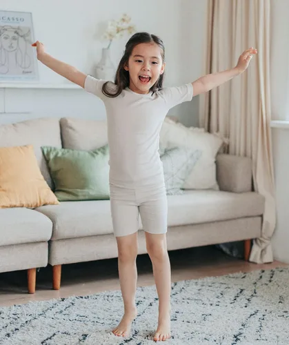 Vista 34 de AVAUMA - Pijama para niños y niñas de algodón básico para uso diario