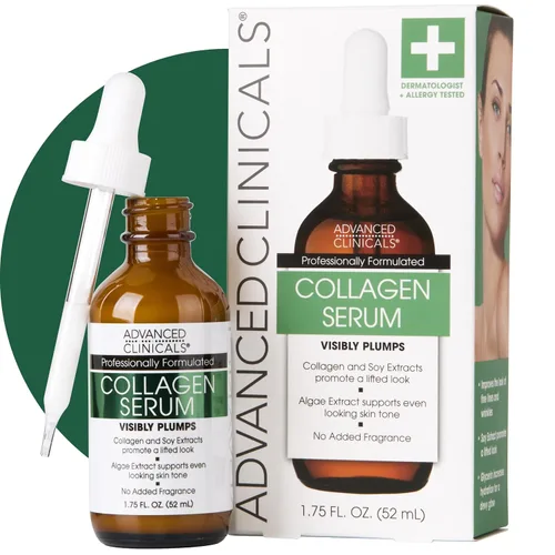 Vista 32 de Advanced Clinicals - Suero exfoliante con ácido glicólico al 10% para la cara + ácido láctico Exfoliante facial AHA + suero de ácido salicílico
