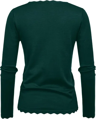 Vista 2 de GRACE KARIN - Blusa estilo suéter sin botones altamente elástica de manga larga para mujer