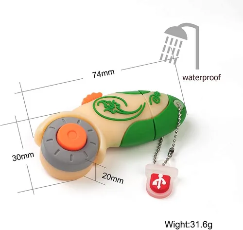 Vista 5 de Novedad USB Flash Drive 16GB Rotary Cutter Forma Pulgar Drive Regalo Pendrive