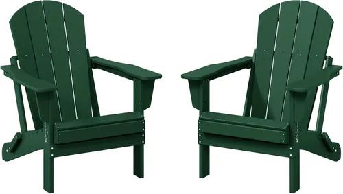 Vista 28 de WestinTrends Malibu Outdoor Patio HDPE Silla plegable de polietileno Negro
