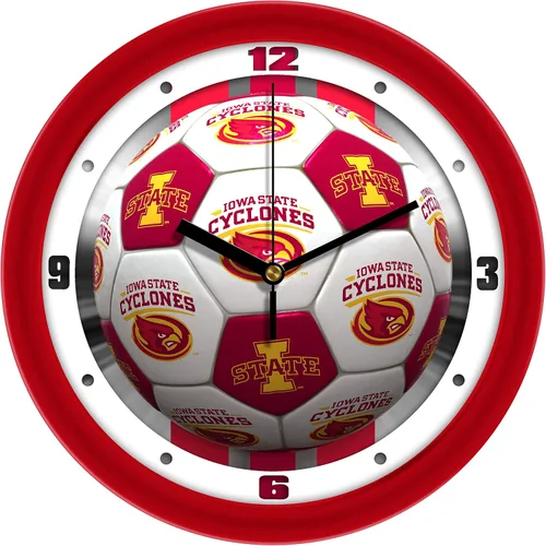 Vista 4 de SunTime Air Force Falcons - Reloj de pared de fútbol