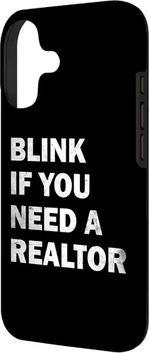 Vista 2 de Blink If You Need A Realtor Real Estate Agent Dad Men Women Case for iPhone 17