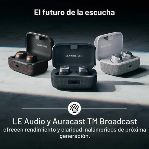 Vista 7 de Sennheiser MOMENTUM True Wireless 4 Negro Cobre
