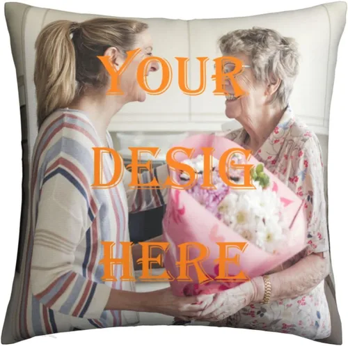Vista 10 de FCQIANKM Funda de almohada personalizada, funda de almohada con foto personalizada con texto de imagen, funda de almohada personalizada, regalos
