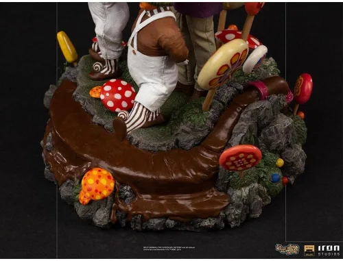 Vista 4 de Estatua Willy Wonka - Willy Wonka y la fábrica de chocolate - Escala de arte 1/10 - Iron Studios