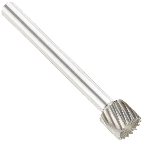 Vista 93 de Drill America SA-1 Rebaba de carburo/lima giratoria cilíndrica de doble corte para amoladora de troquel de 1/4" de diámetro x 5/8" de longitud