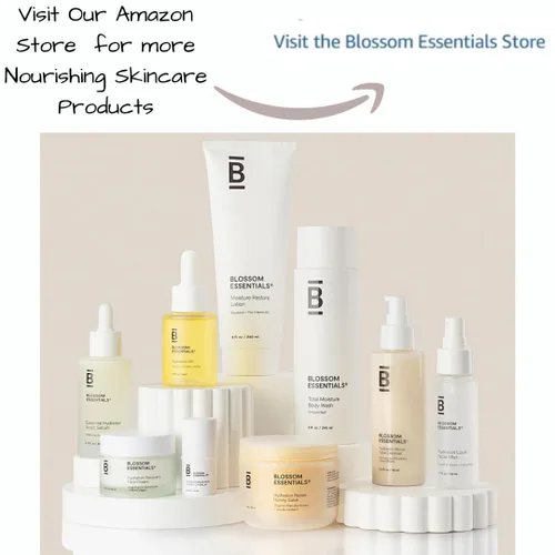 Vista 6 de Blossom Essentials Crema de miel, reparación de hidratación para piel seca y con picazón, alivio de eccema y psoriasis para pieles sensibles, miel