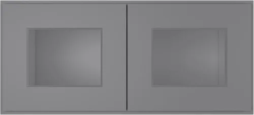 Vista 42 de LOVMOR Armarios de pared, botiquines con puertas de cierre suave, muebles decorativos para salas de estar, dormitorios, cocinas, lavanderías, gris