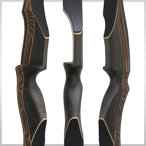 Vista 5 de DEERACE Arco largo Ranger de 60 pulgadas, arco tradicional de una pieza, 25-60 libras de madera para la mano derecha