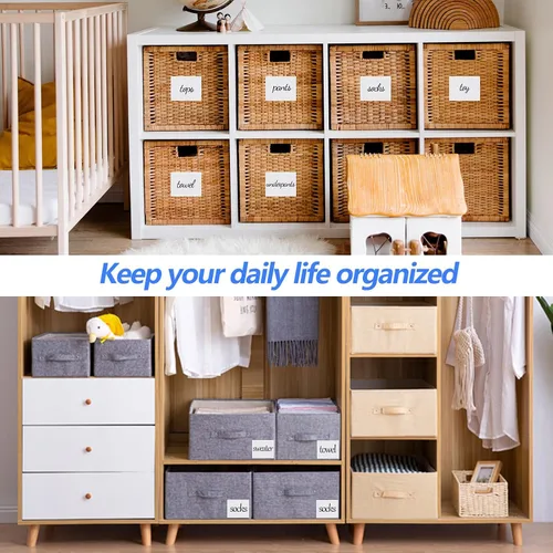 Vista 5 de 100 bolsillos autoadhesivos para exhibición, fundas de papel de 8.5 x 11 pulgadas, protectores de pared y comunicaciones de puerta, protector