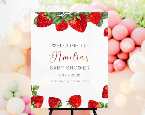 Vista 15 de Letrero de bienvenida de safari para baby shower, plantilla de cartel de baby shower, baby shower de género neutro, letrero editable de baby shower