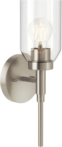 Vista 10 de Kichler Madden - Lámpara de pared para baño, 1 luz, bronce champán