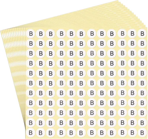 Vista 10 de dealzEpic - Etiquetas adhesivas de papel en blanco writable - 13x38mm