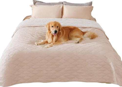 Vista 40 de Luciphia Funda de sofá 100% impermeable para perros, antideslizante, protector de sofá para mascotas, tapete para sofá, cachorro y gatos, con parte