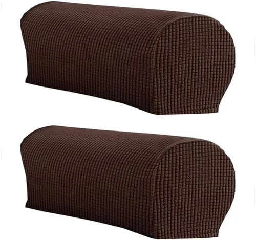 Vista 17 de LINGXIYA Funda de Reposabrazos de Terciopelo Suave y Elástico, Fundas para Reposabrazos de Sillas/Sofas, Fundas para Brazos de Sofá, Protector