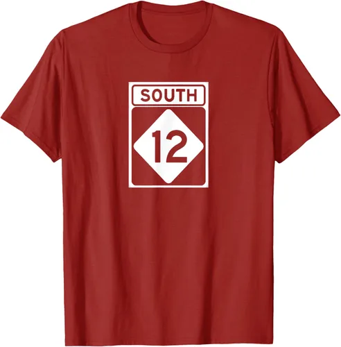 Vista 43 de Highway 12 South NC Outer Banks North Carolina Hwy - Camiseta, Negro, S