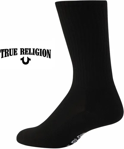 Vista 2 de True Religion Calcetines para hombre, 8 pares de calcetines deportivos para hombre, calcetines deportivos de primera calidad, talla de zapato 8-12