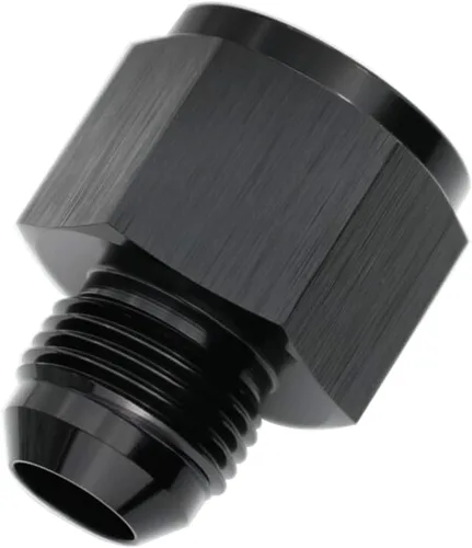 Vista 12 de 1/8 NPT hembra a -3 AN AN3 macho Flare Thread Expander adaptador Expander Accesorios de manguera Aluminio Negro
