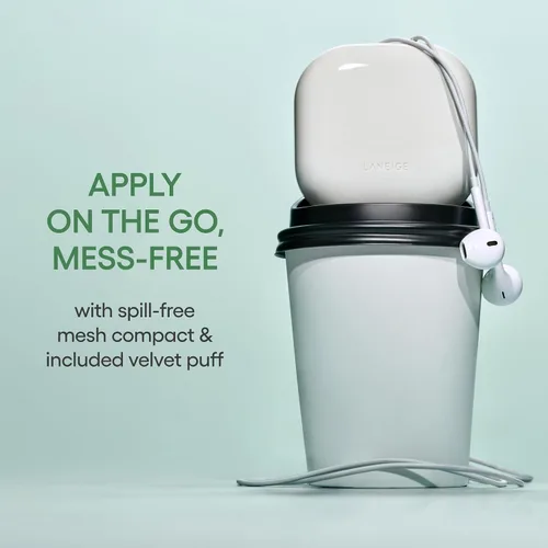 Vista 8 de LANEIGE Neo Blurring Powder: Korean Oil-Control Compact with Pore Blurring, Smoothing Finish & Travel-Friendly, No-Spill Packaging 2-Transparente