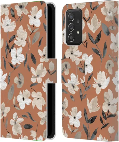 Vista 17 de Head Case Designs Officially Licensed Ninola Ditsy Flowers Yellow Nature Bold Leather Wallet Case Compatible with Samsung Galaxy A07 4G