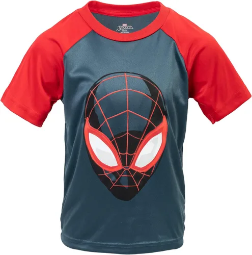 Vista 4 de Marvel Paquete de 3 camisetas deportivas de Hulk de los Vengadores Spider-Man