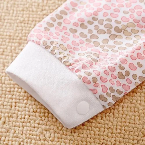 Vista 6 de Linda jirafa + cebra con estampado floral de manga larga para bebé niña, mono blanco para mameluco de una pieza
