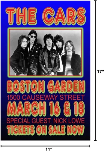 Vista 2 de GENERIC CARTEL DEL CONCIERTO DE LA RÉPLICA DE LOS COCHES 1982