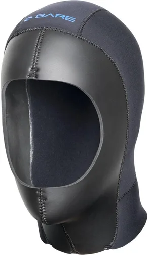 Vista 3 de BARE Capucha seca Elastek de 0.354 in Úsalo con traje seco Fabricado con material de neopreno ELASTEK elástico completo Ideal para buceo